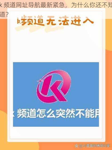 k 频道网址导航最新紧急，为什么你还不知道？