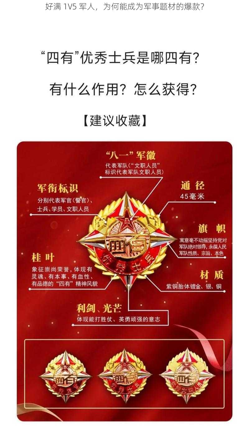 好满 1V5 军人，为何能成为军事题材的爆款？