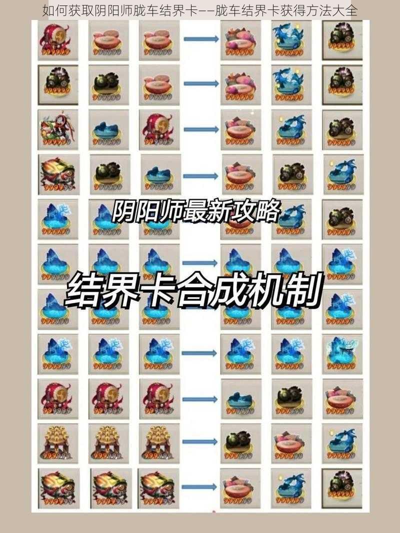 如何获取阴阳师胧车结界卡——胧车结界卡获得方法大全