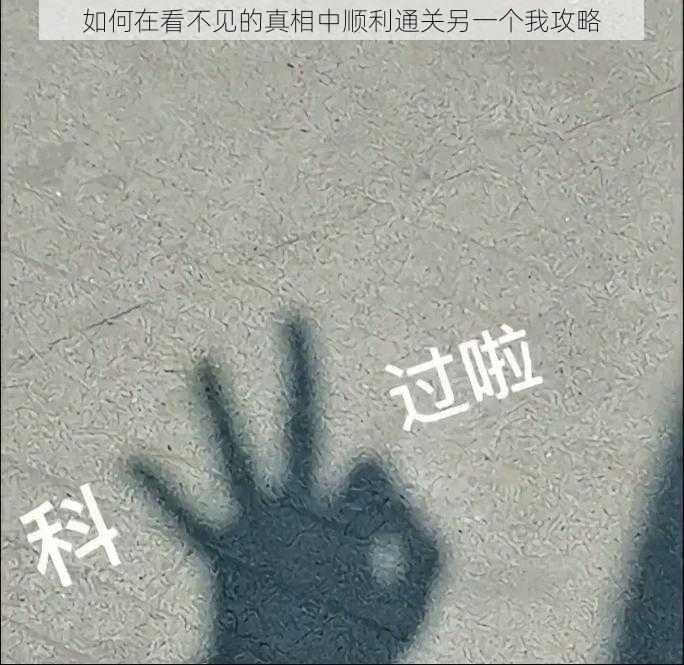 如何在看不见的真相中顺利通关另一个我攻略